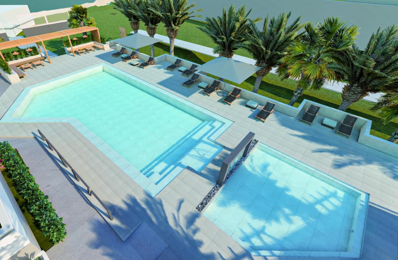 Ninemia Beach Hotel & Suites Agia Marina Extérieur photo